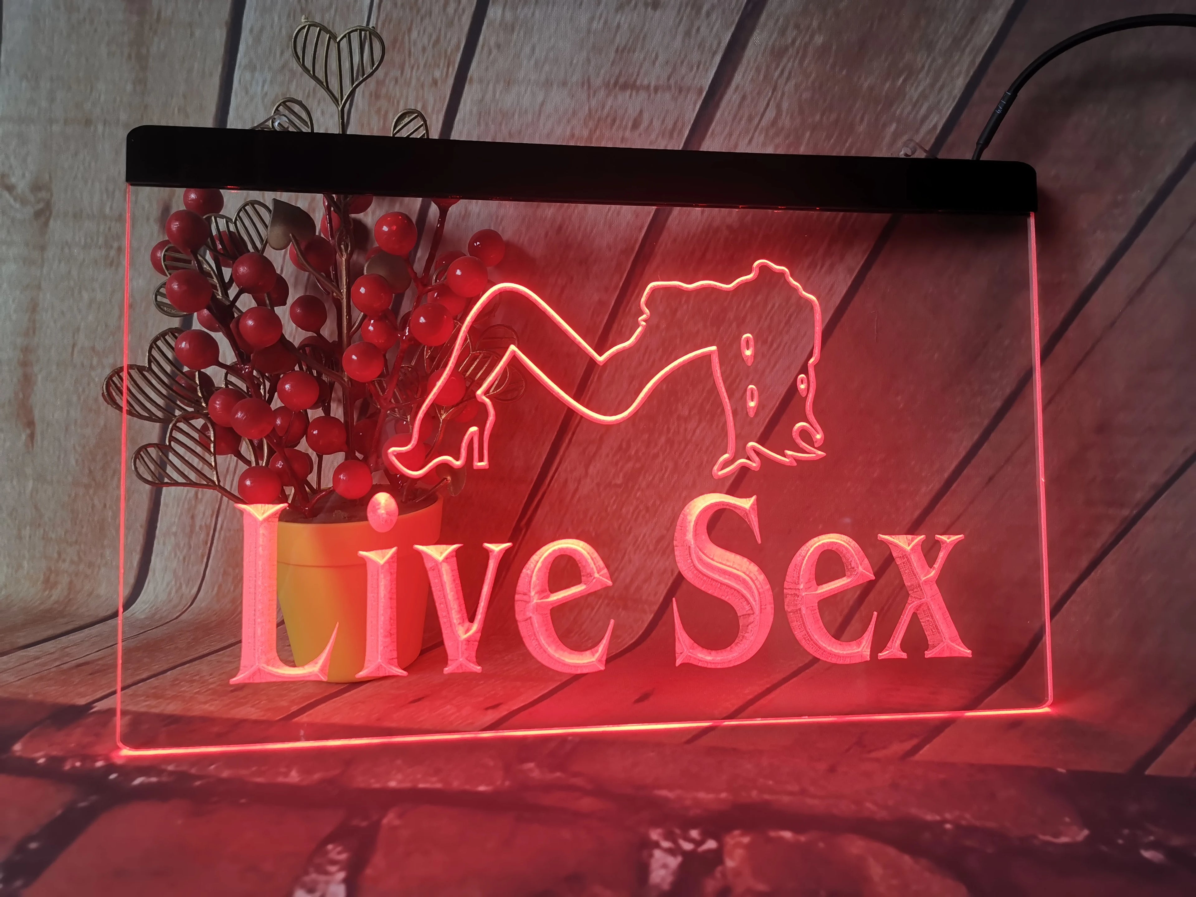 Se01 Live Sex Sexy Girl Dancer XXX LED Neon Light Sign Wholeselling Dropshipper
